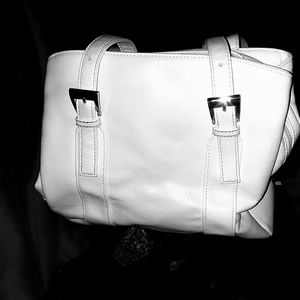 Beautiful white shoulder bag